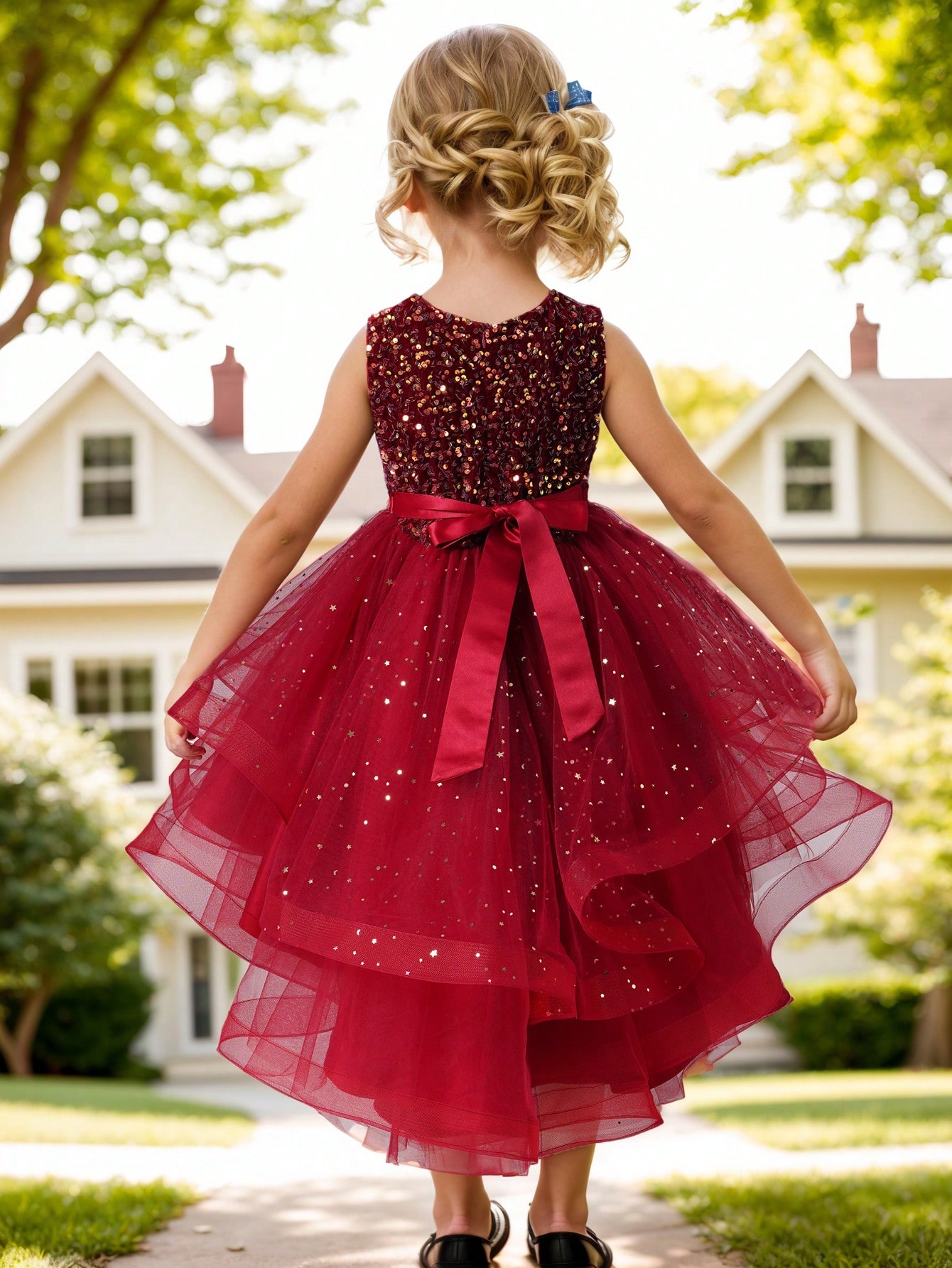 Платье для маленьких девочек с – обзор и цена Toddler Girl Tulle Party Dress