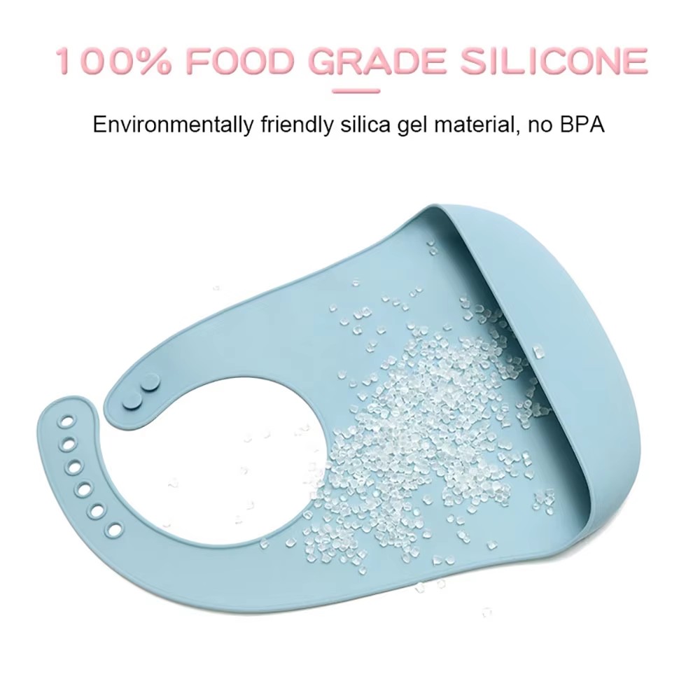 1 шт. детский нагрудник из пищ – обзор и цена Waterproof Baby Bibs Silicone